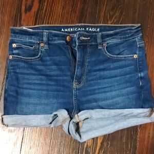 American eagle super high rise shorts
